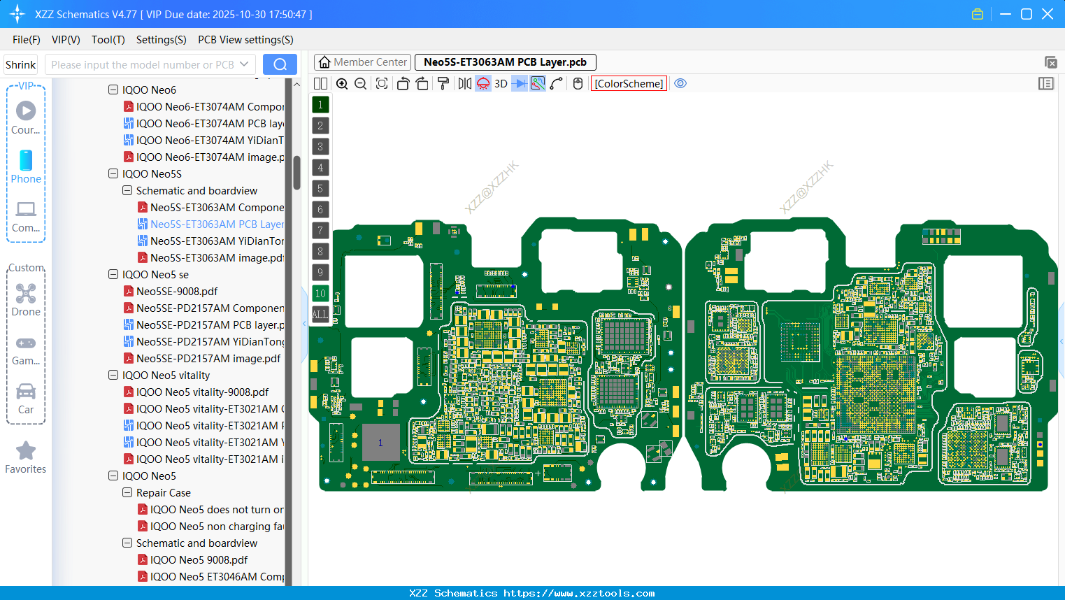 VIVO Neo5S-ET3063AM PCB Layer